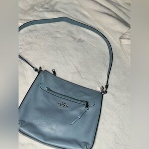 Blue Coach purse